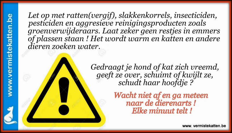 Let op voor vergiftiging !!
