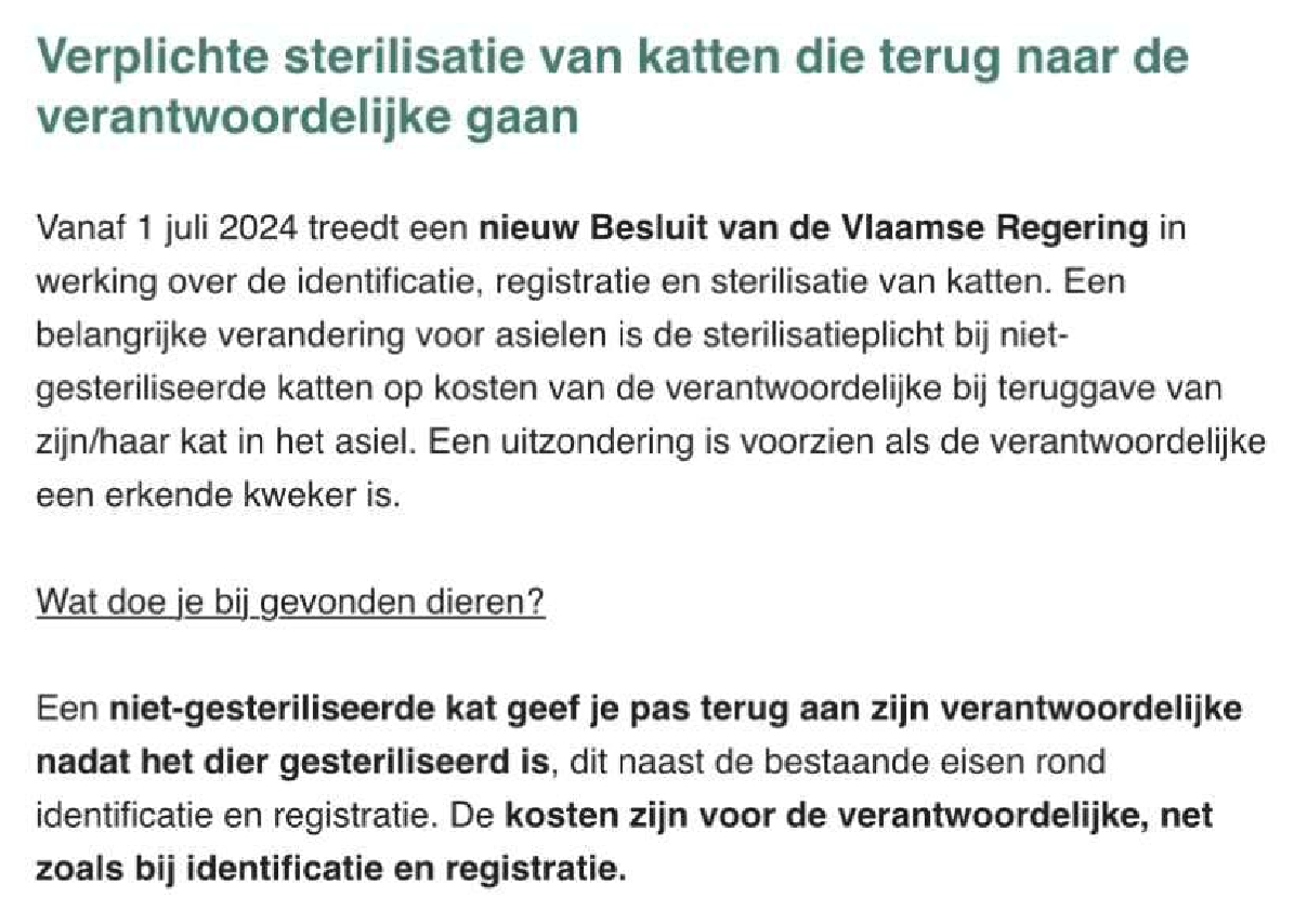Nieuw besluit van de Vlaamse regering vanaf 1 juli 2024